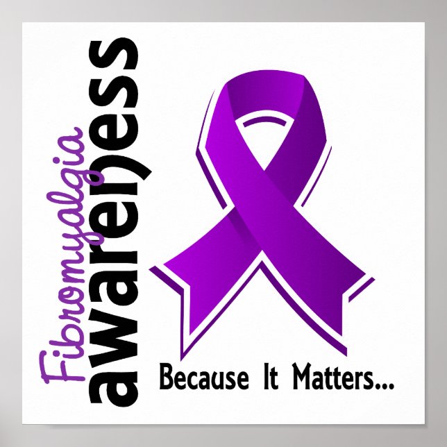 Fibromyalgia Awareness 5 Poster (Front)