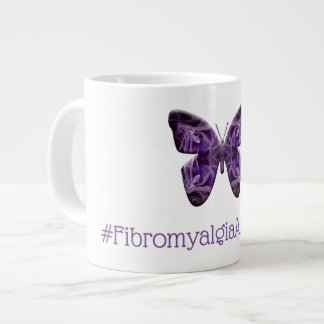 Fibromyalgia Awareness Butterfly (1700 - FMA) Giant Coffee Mug