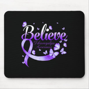 Fibromyalgia Awareness Butterfly 1  Mouse Pad