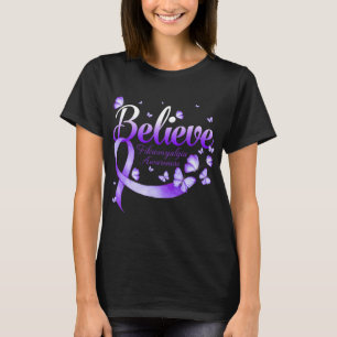 Fibromyalgia Awareness Butterfly  T-Shirt