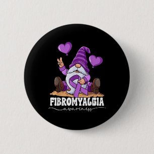 Fibromyalgia Awareness Button