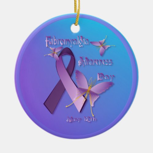 Fibromyalgia Awareness Day Ornament