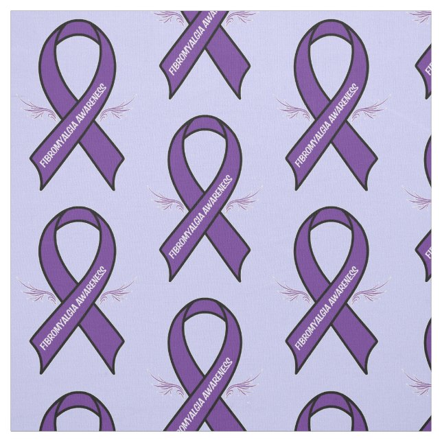 Fibromyalgia Awareness Fabric (Swatch)