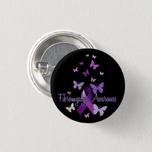 Fibromyalgia Awareness Ribbon Butterfly Car Sticker – Show Support For Hidden Disabilities