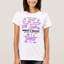 Fibromyalgia Awareness Ribbon Support Gifts T-Shirt