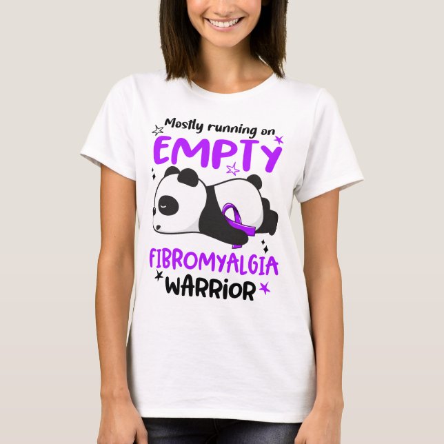 Fibromyalgia Awareness Ribbon Support Gifts T-Shirt (Front)