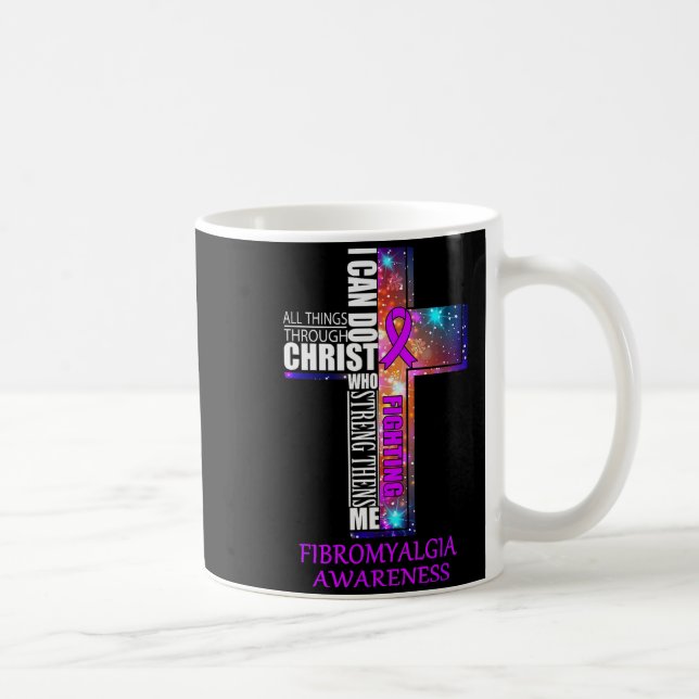 Fibromyalgia Awareness Shirt - Christmas Gift Shir Coffee Mug (Right)