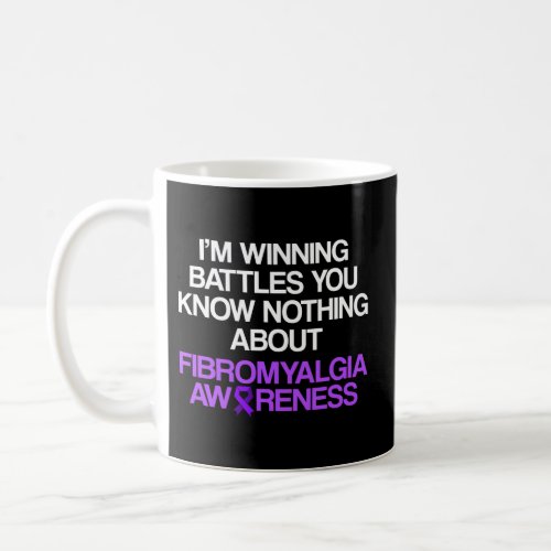 Fibromyalgia Awareness Survivor Winning Warrior Coffee Mug