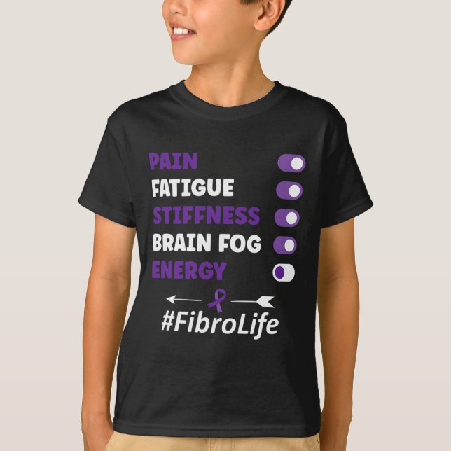 Fibromyalgia Fibromyalgia Awareness  T-Shirt (Front)