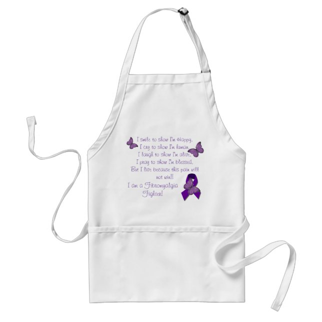 Fibromyalgia Fighter Apron (Front)