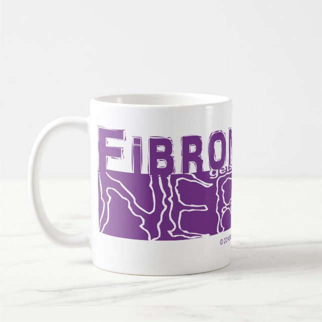 Fibromyalgia Gets on my Nerves Mug (Left)