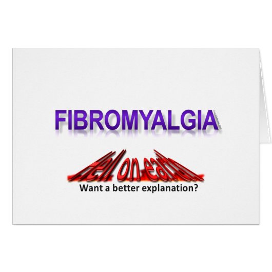 Fibromyalgia Hell On Earth Wear Cards (Front Horizontal)