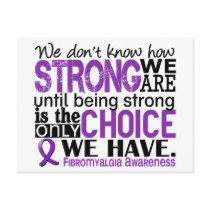 Fibromyalgia How Strong We Are Postcard