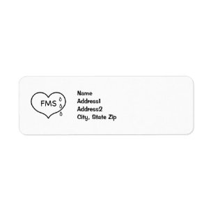 Fibromyalgia Humaneness Campaign Address Labels