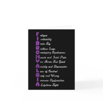 Fibromyalgia Meaning Chronic Pain Fibro Fibromyosi Card