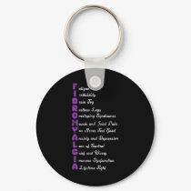 Fibromyalgia Meaning Chronic Pain Fibro Fibromyosi Keychain