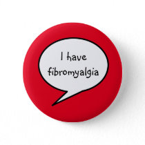 fibromyalgia, red awareness button