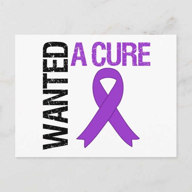 Fibromyalgia Wanted A Cure Postcard (Front)