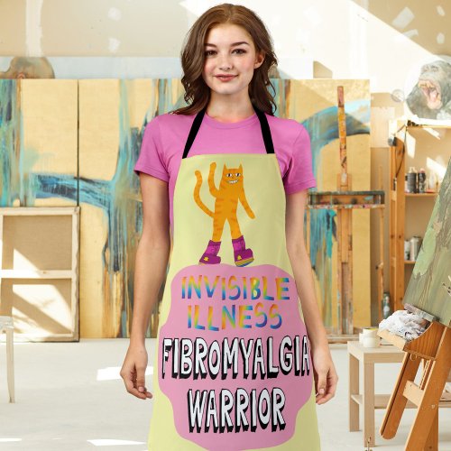 Fibromyalgia warrior fibro invisible illness FND Apron