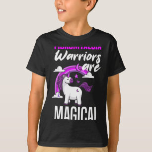 Fibromyalgia Warriors Are Magical Unicorn Fibromya T-Shirt