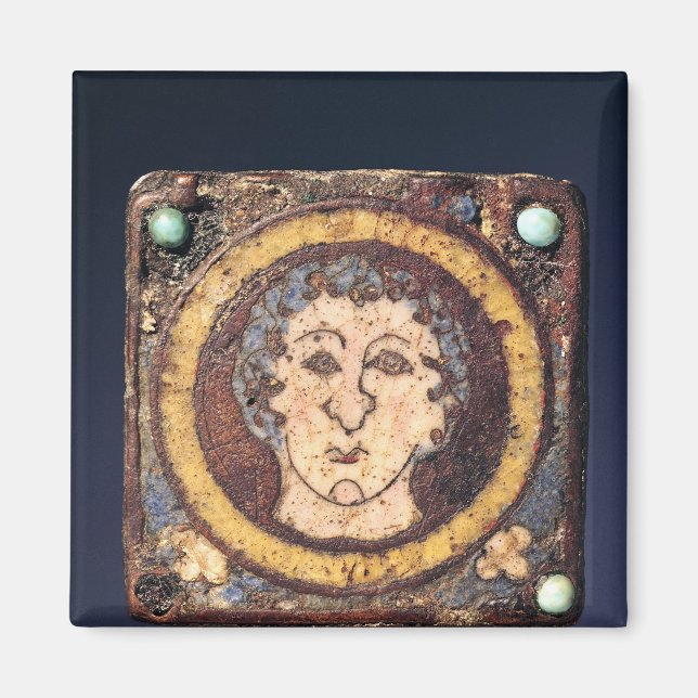 Fibula with the face of a young man magnet (Front)