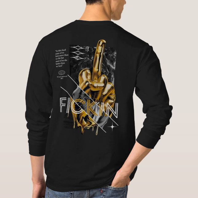 Fickin Modern Streetwear T-Shirt (Back)
