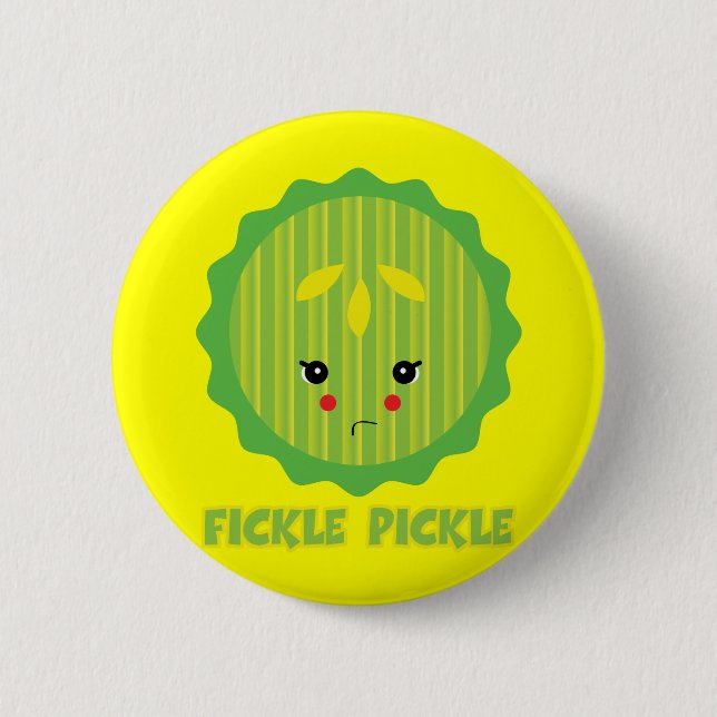 fickle pickle button (Front)