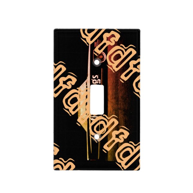 fiction dogs light switch plate (Front)