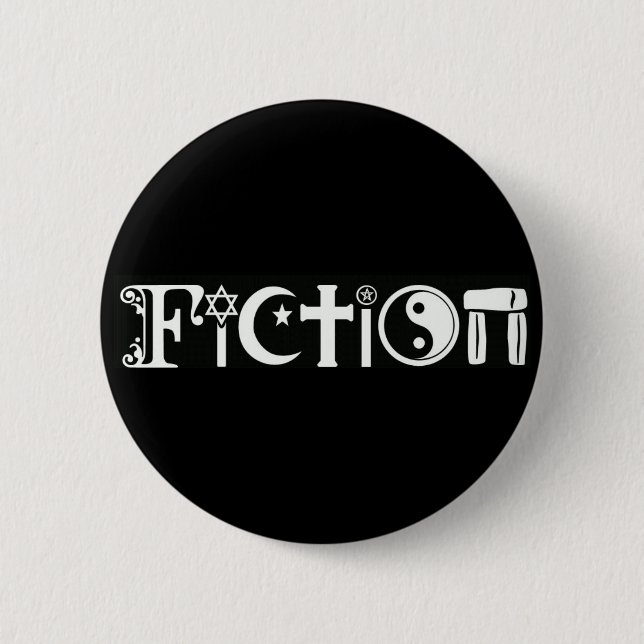 Fiction (Religion) Pinback Button (Front)