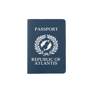 Fictional Atlantis Passport Cover