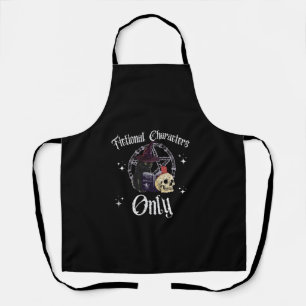 Fictional Characters Only Funny Cat Reading Spellb Apron