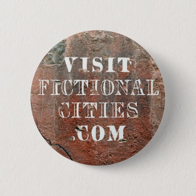 Fictional Cities wall badge Button (Front)