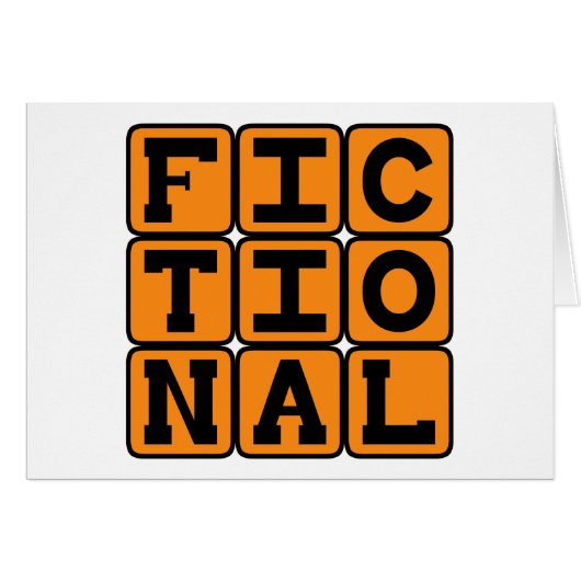 Fictional, Imaginary Cards (Front Horizontal)