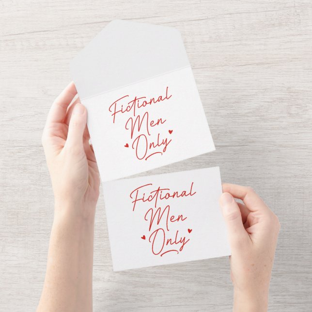 Fictional Men Only All In One Invitation (Tearaway)