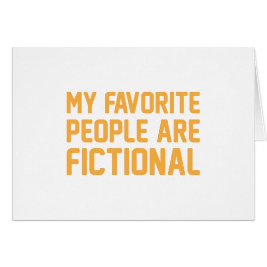 Fictional People Cards (Front Horizontal)