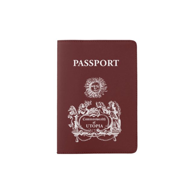 Fictional Utopia Passport Cover (Front)