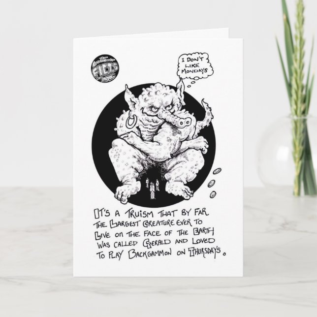 FICTS "Gerald" Birthday Card (Front)