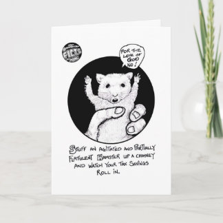 FICTS "Hamster Savings" Birthday Card