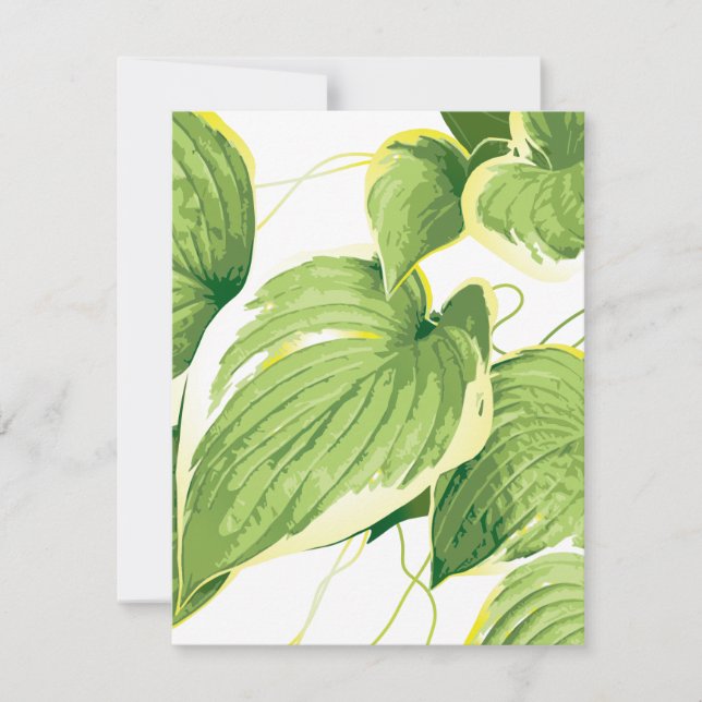Ficus Plant 2 Note Card (Front)