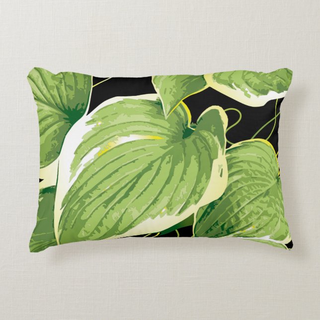 Ficus Plant 3 Accent Pillow (Front)