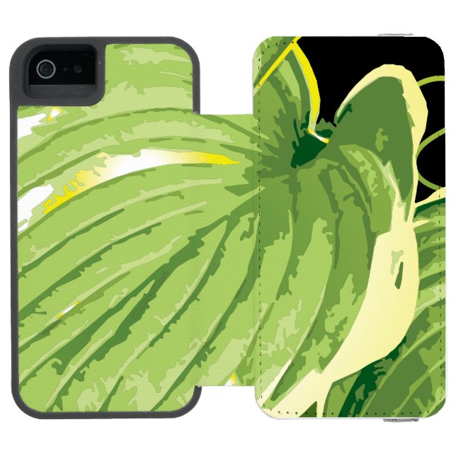 Ficus Plant 3 Incipio iPhone Wallet Case (Folio Open)