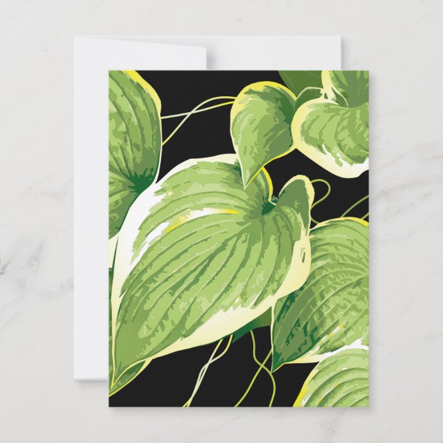 Ficus Plant 3 Note Card (Front)