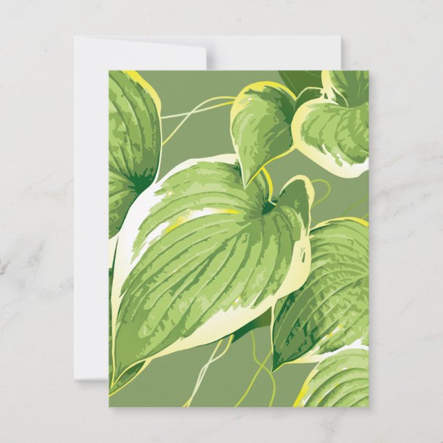 Ficus Plant 5 Note Card (Front)