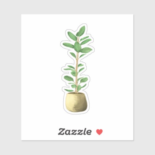 Ficus Plant Sticker