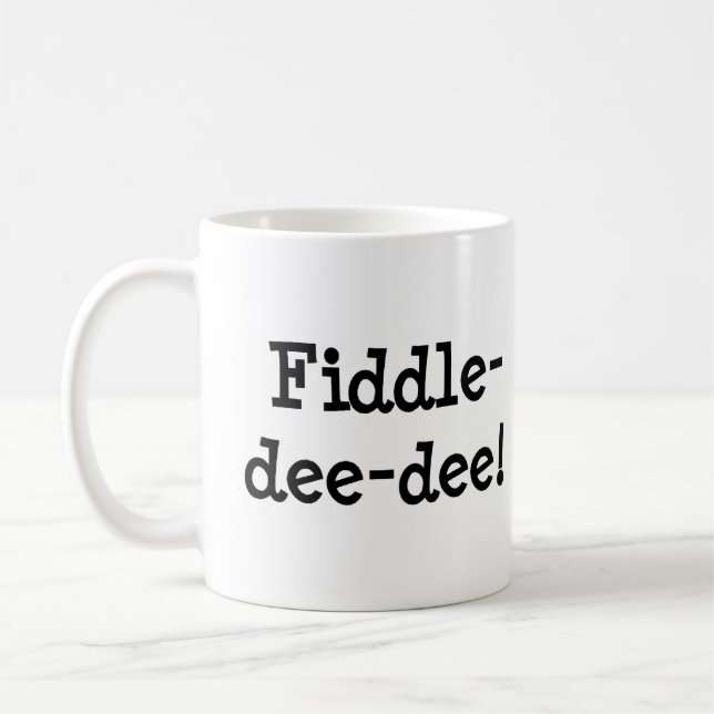 fiddle dee dee coffee mug (Left)