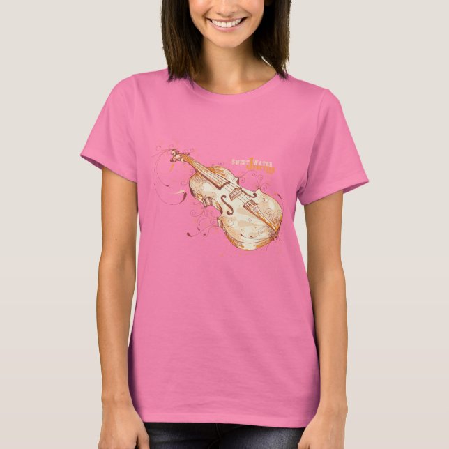 Fiddle Design T-Shirt (Front)