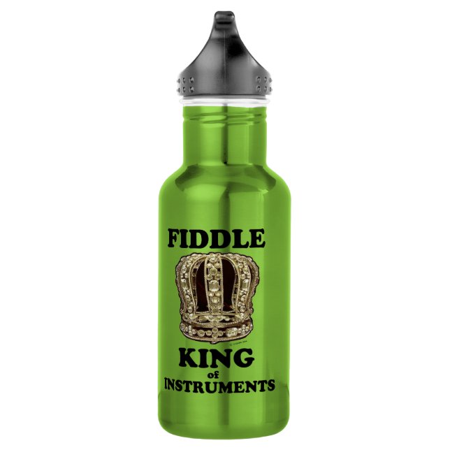 Fiddle King of Instruments Stainless Steel Water Bottle (Right)