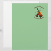 Fiddle Letterhead - Teach Old Time (Front/Back)