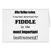 Fiddle Most Important Instrument (Front Horizontal)