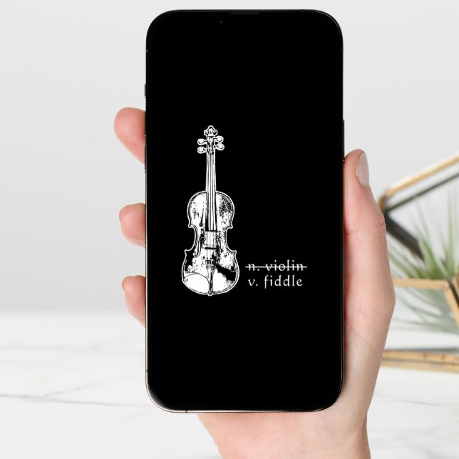 Fiddle Not Violin Bluegrass Country Music Gift Card (Front Digital)